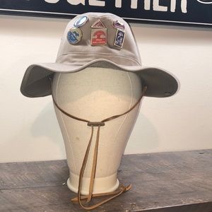 Walt Disney Animal Kingdom Safari Hat with pins.